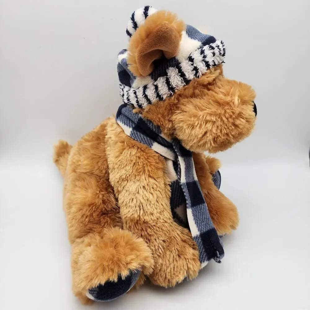 St Jude Gentle Treasures Brown Dog Plush Stuffed Animal Toy 12